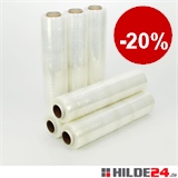 HILDE24 | Transparente Handstretchfolie 17 my, 500 mm x 300 lfm